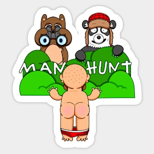 Manhunt Sticker